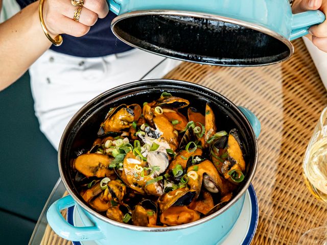 Polpo Moules stracciatella